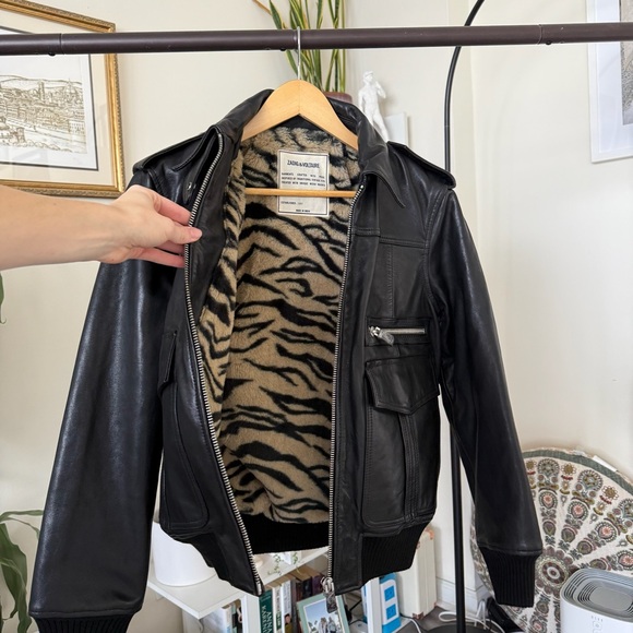 New Zadig & Voltaire Leather Jacket - Picture 2 of 12